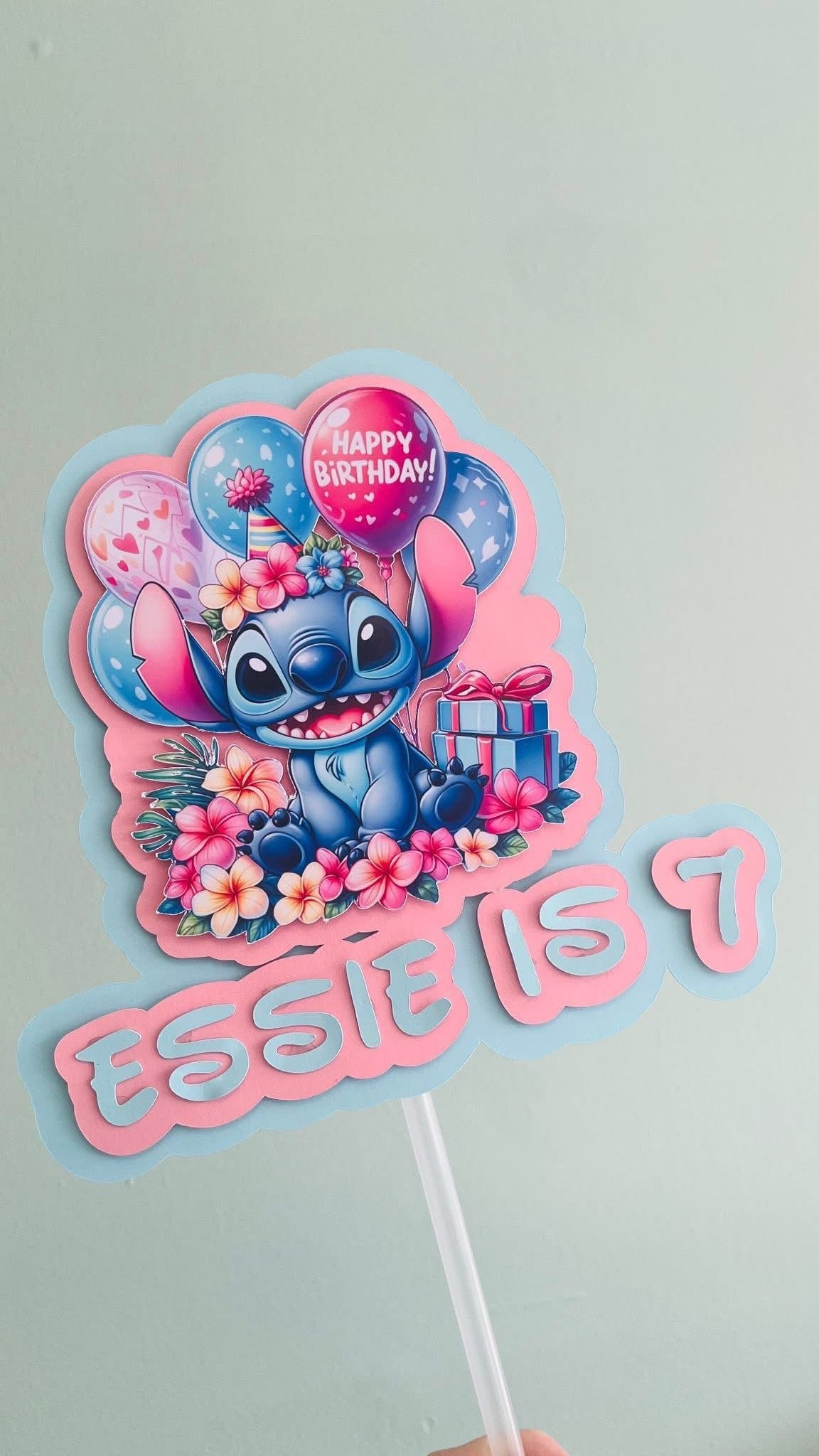 Thick Card Cake Topper - Any Design