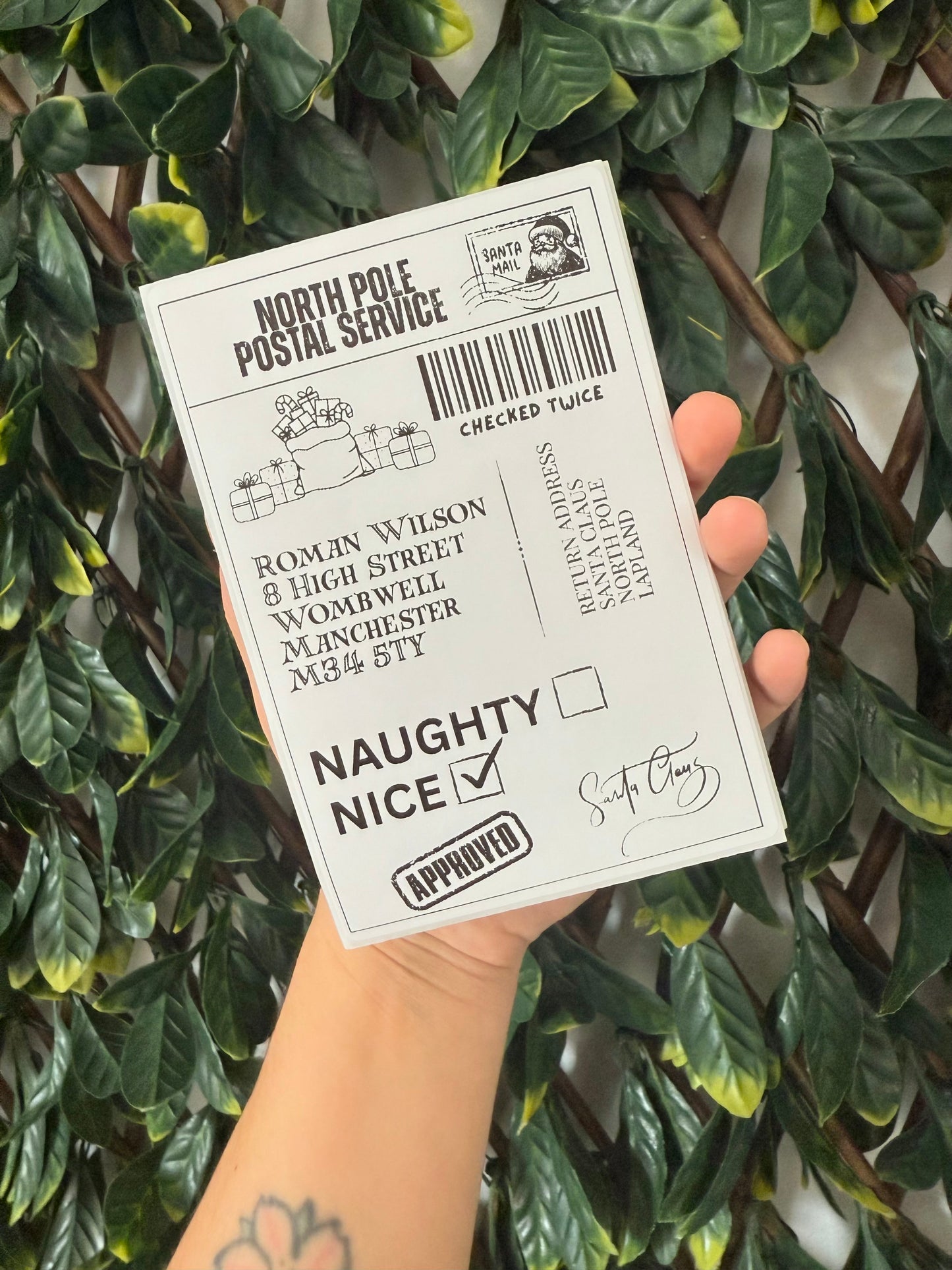 Pack of 5 adult gift labels