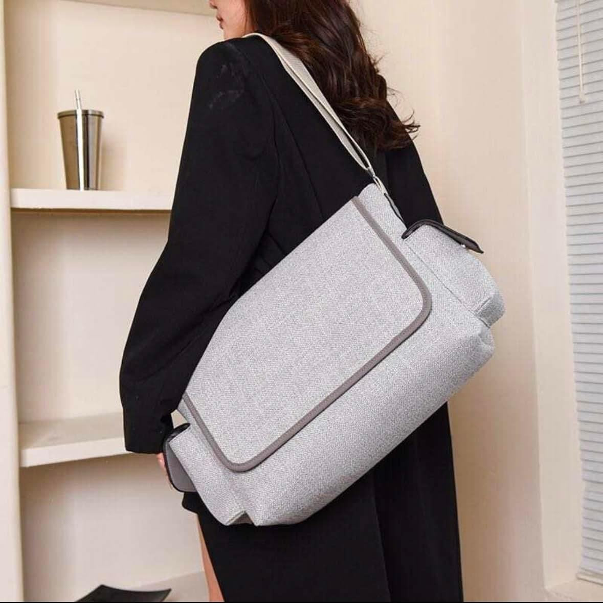 Embroidered Overnight / baby changing bag