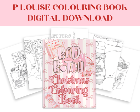 P Louise colouring book digital download