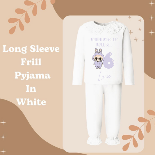 Labubu Frill Birthday Pyjamas