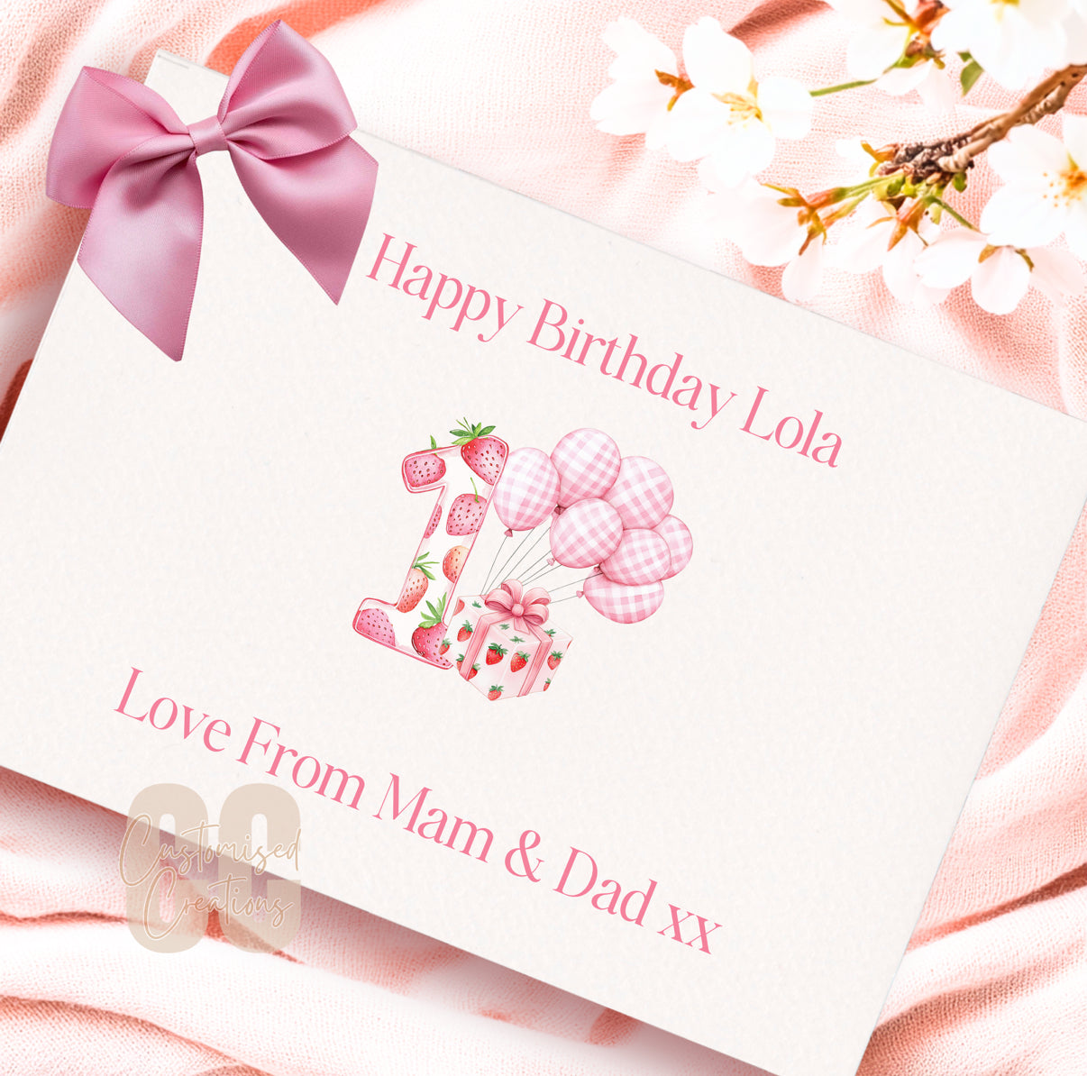 Strawberry magnetic birthday gift box