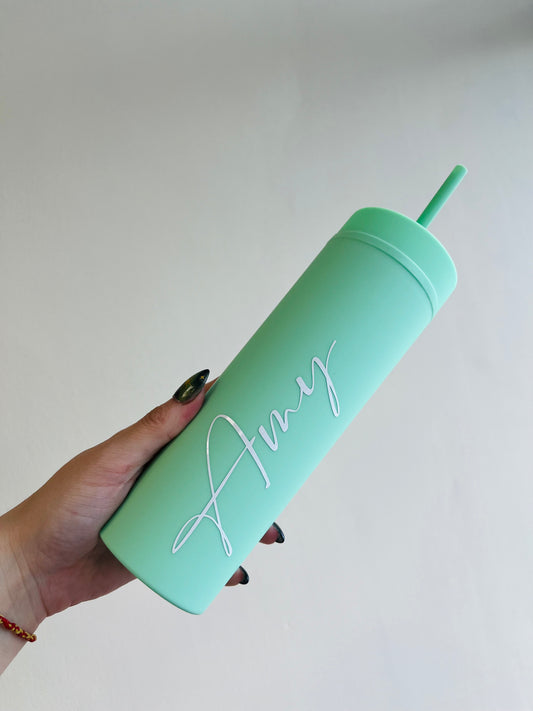 Matte Skinny Tumbler - Hot And Cold