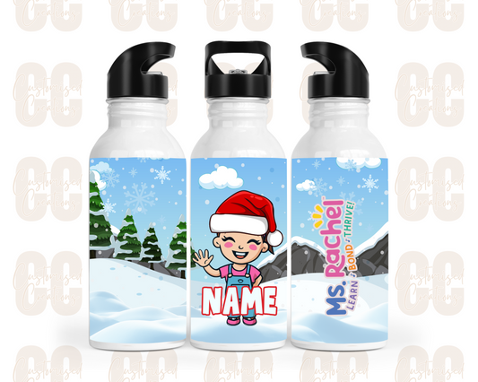 Ms Rachel Christmas straw bottle