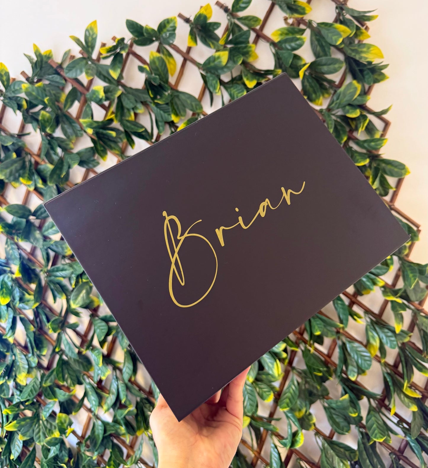 Black magnetic gift box