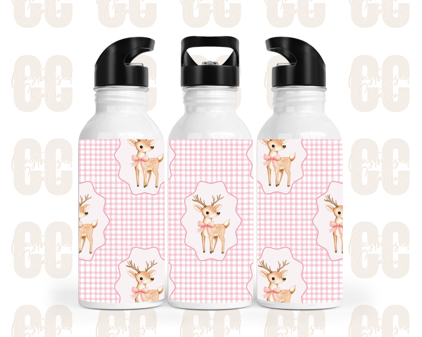 Christmas stainless steel kids water bottle