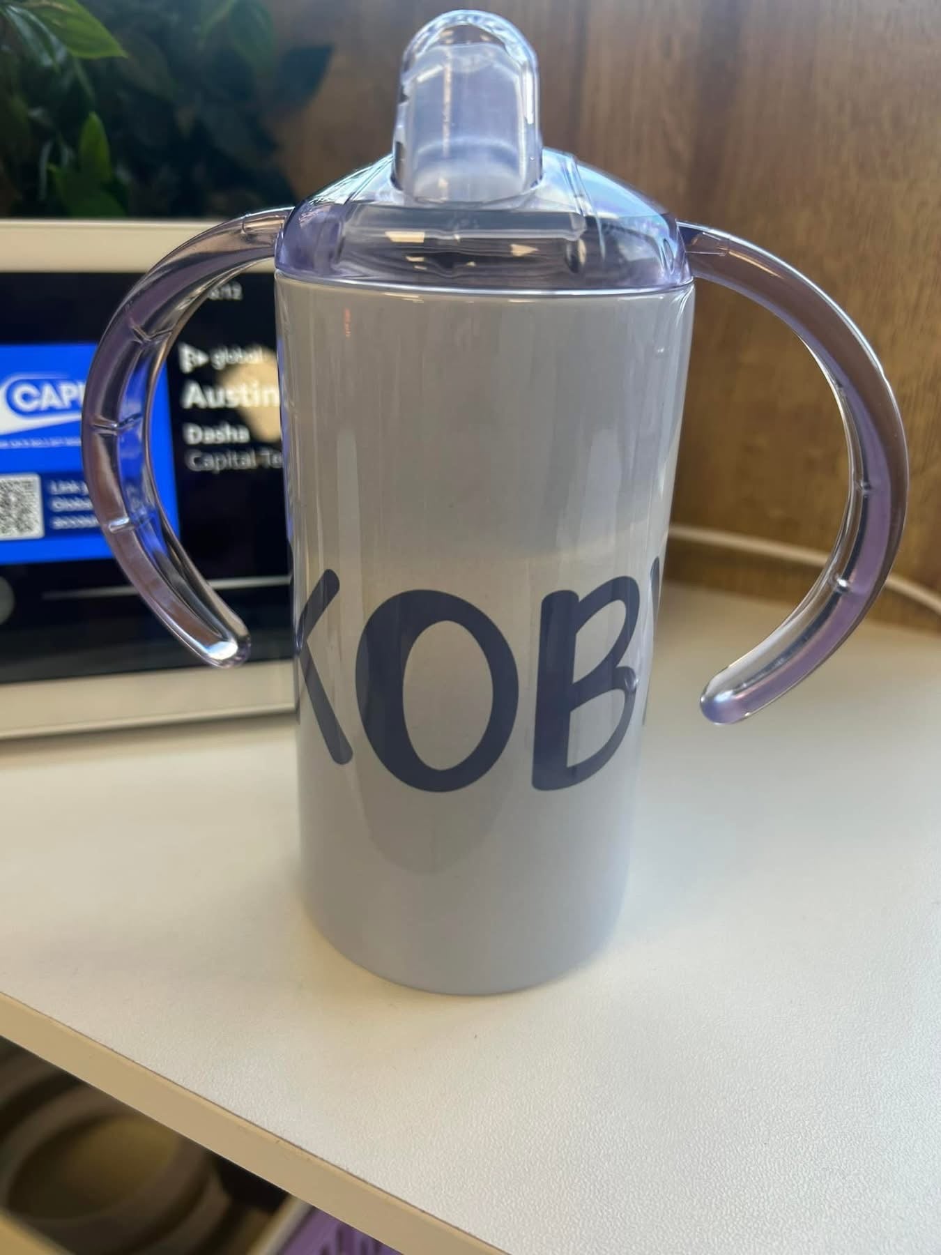 Rabbit 2 in 1 sippy tumbler