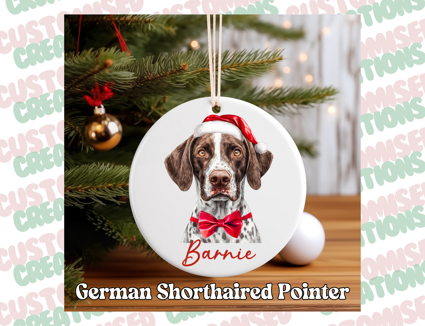 Pet Ceramic Bauble - Dog