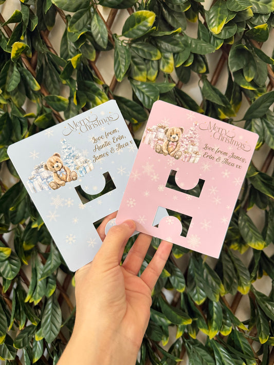 Scratch card/gift card holder