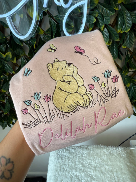 Embroidered Winnie the Pooh tshirt