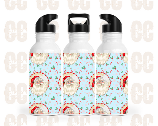 Christmas straw bottle - santa