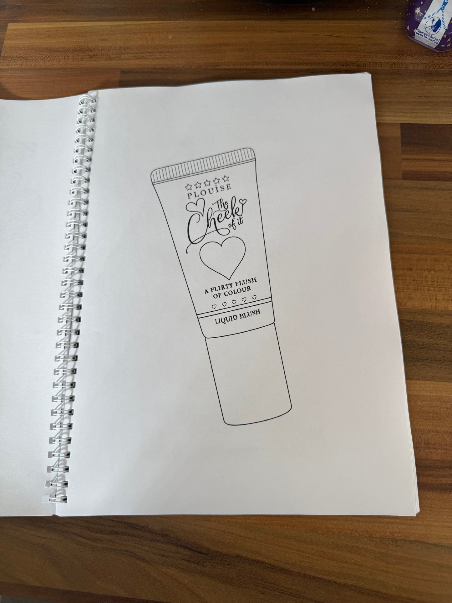 P Louise colouring book