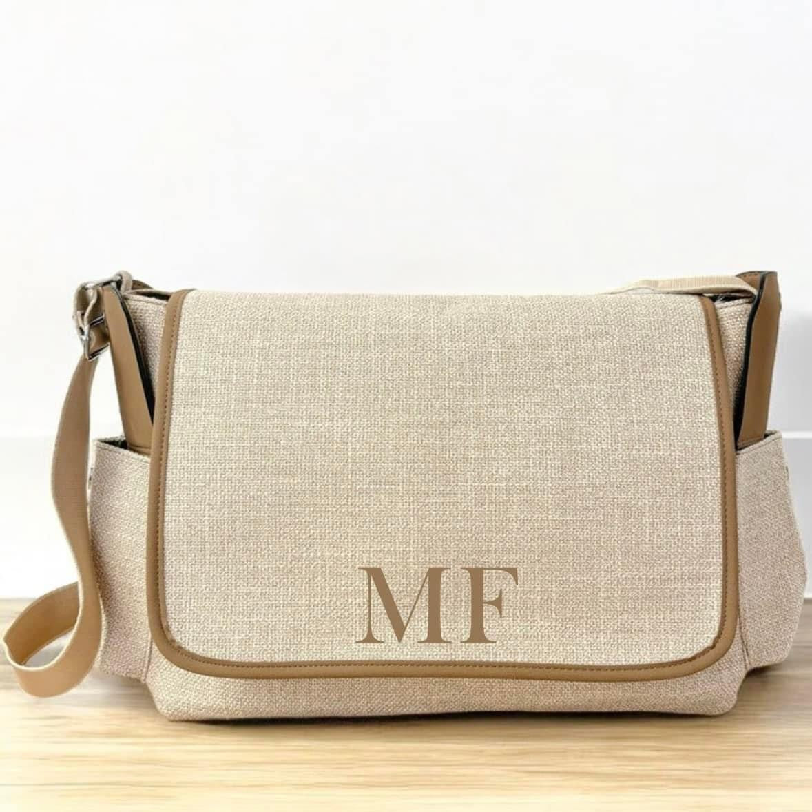 Embroidered Overnight / baby changing bag