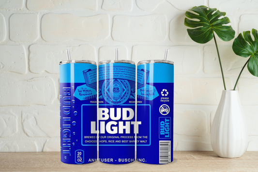 Bud light  20oz tumbler
