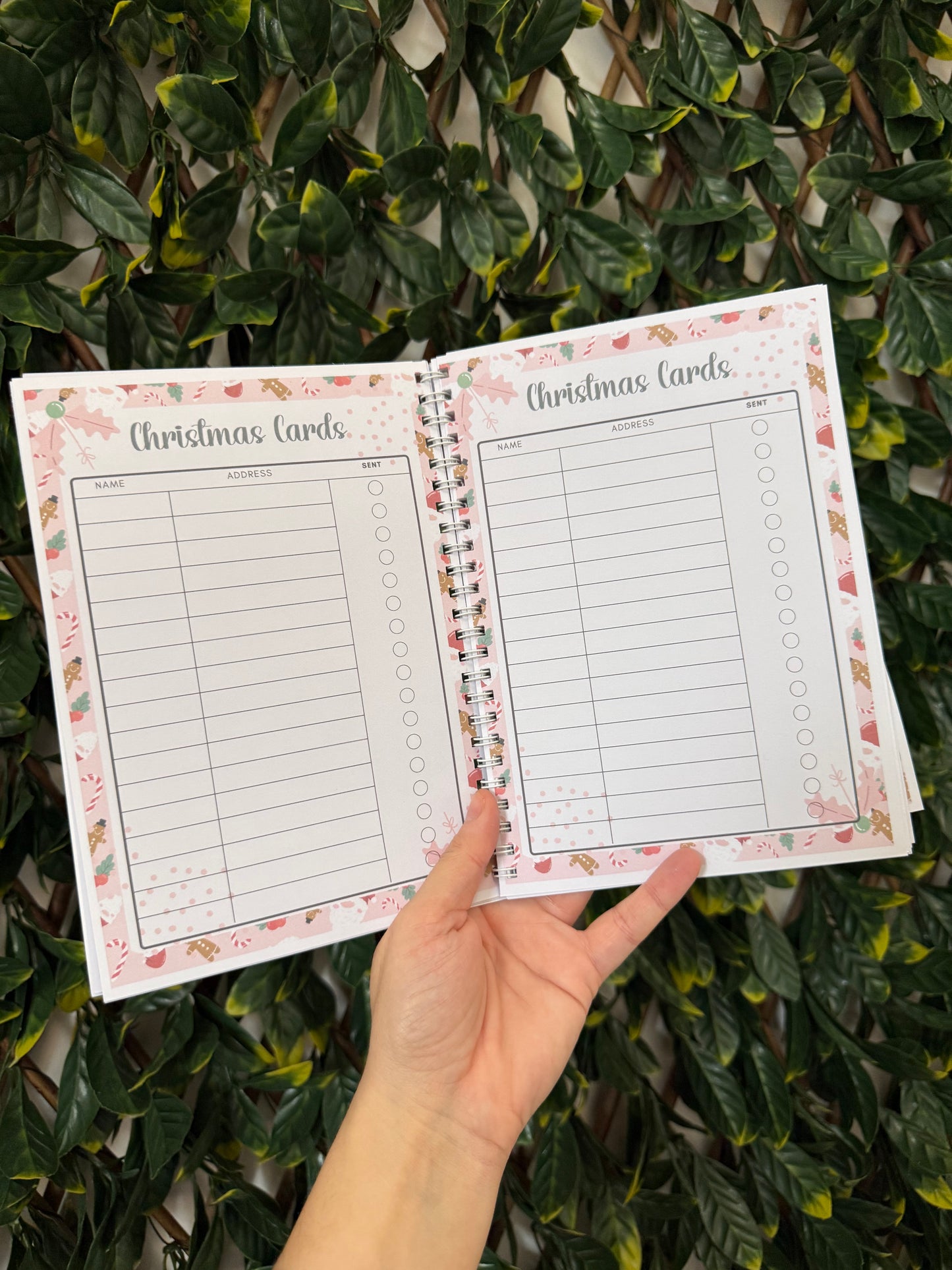 Christmas planner a5