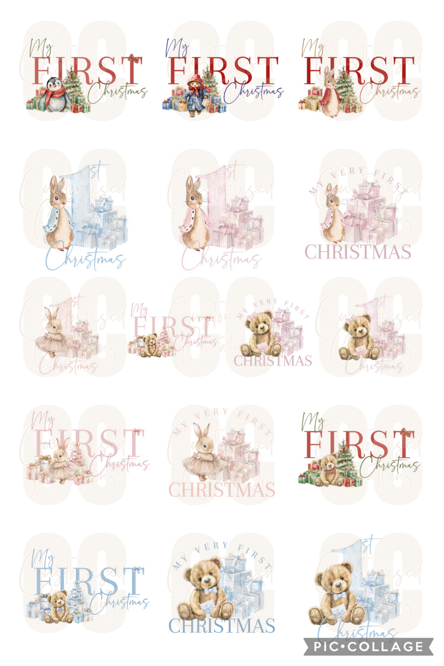 Christmas gift sack - all designs