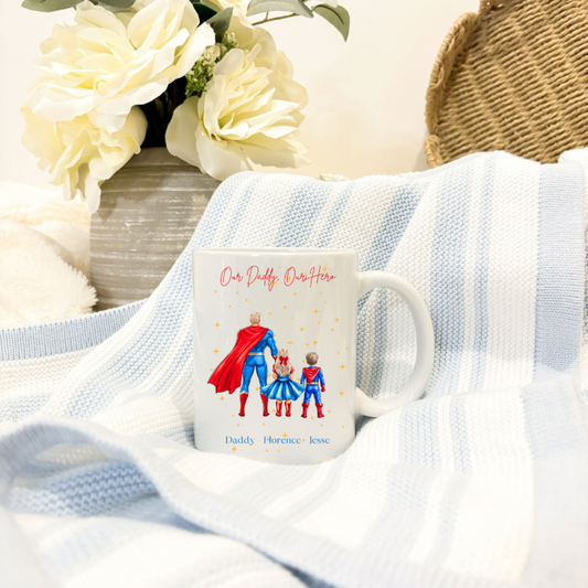 Father's Day mug - superhero