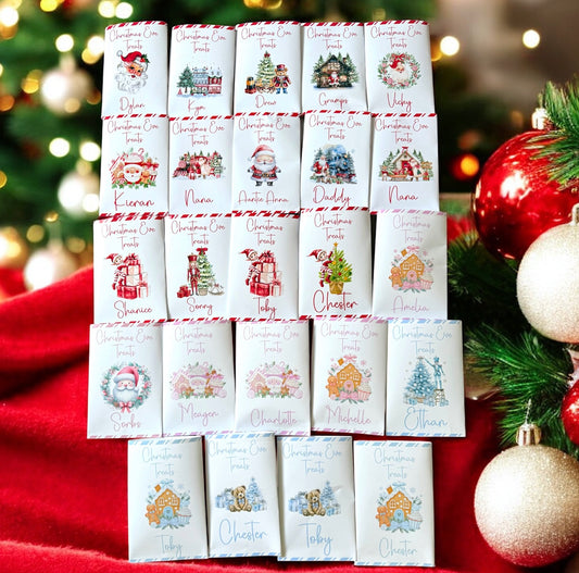 Unfilled Christmas treat packet