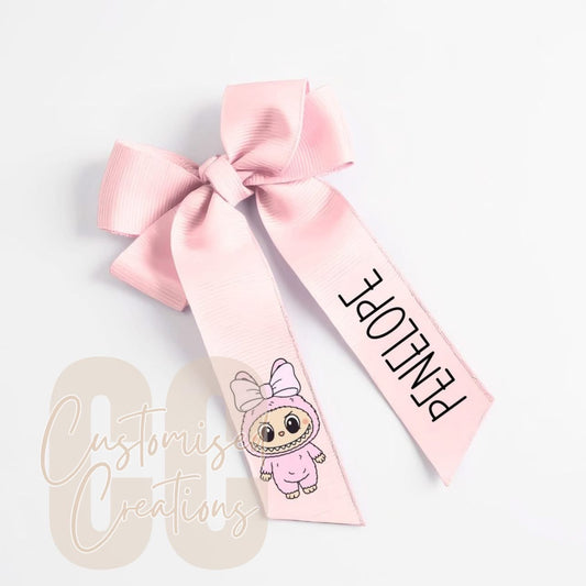 Labubu hair bow