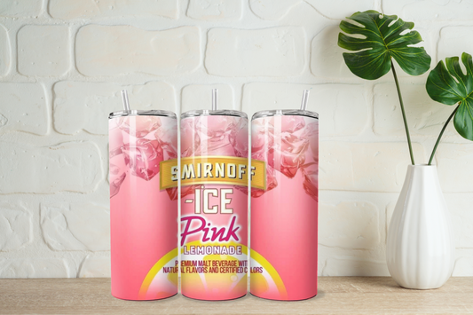Smirnoff pink 20oz tumbler