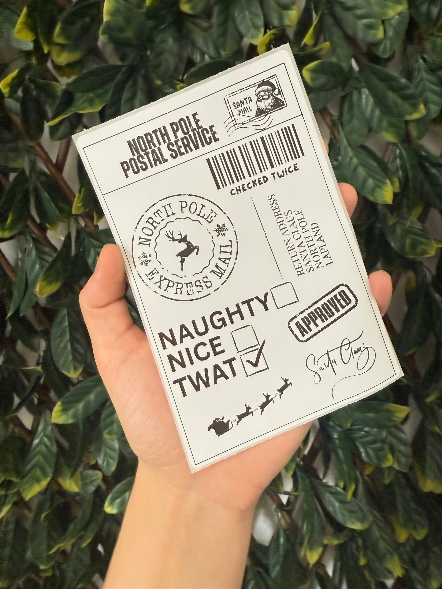 Pack of 25 adult gift labels