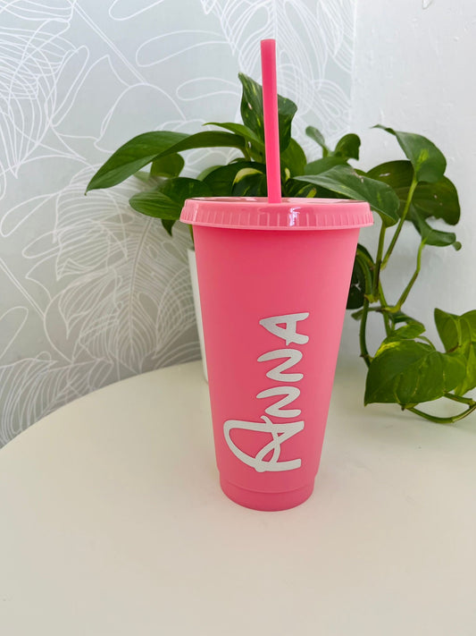 24oz name cold cup