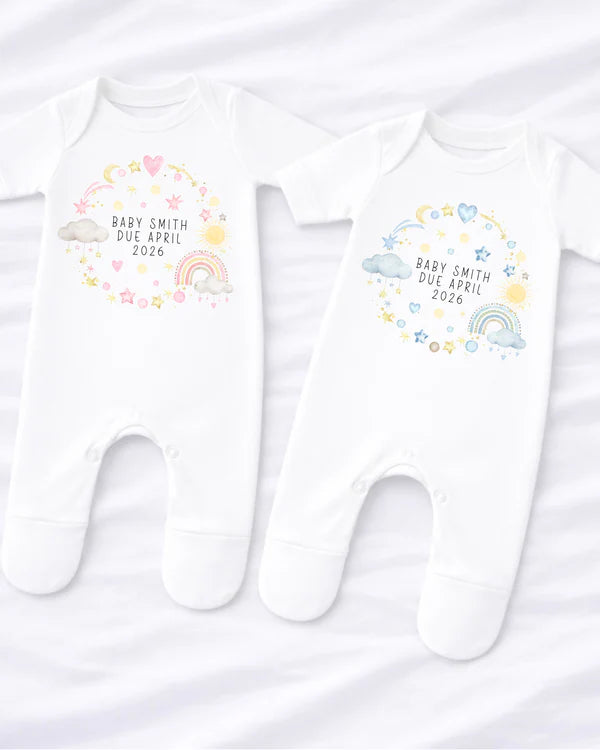 Baby announcement babygrow