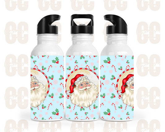 Christmas straw bottle - santa