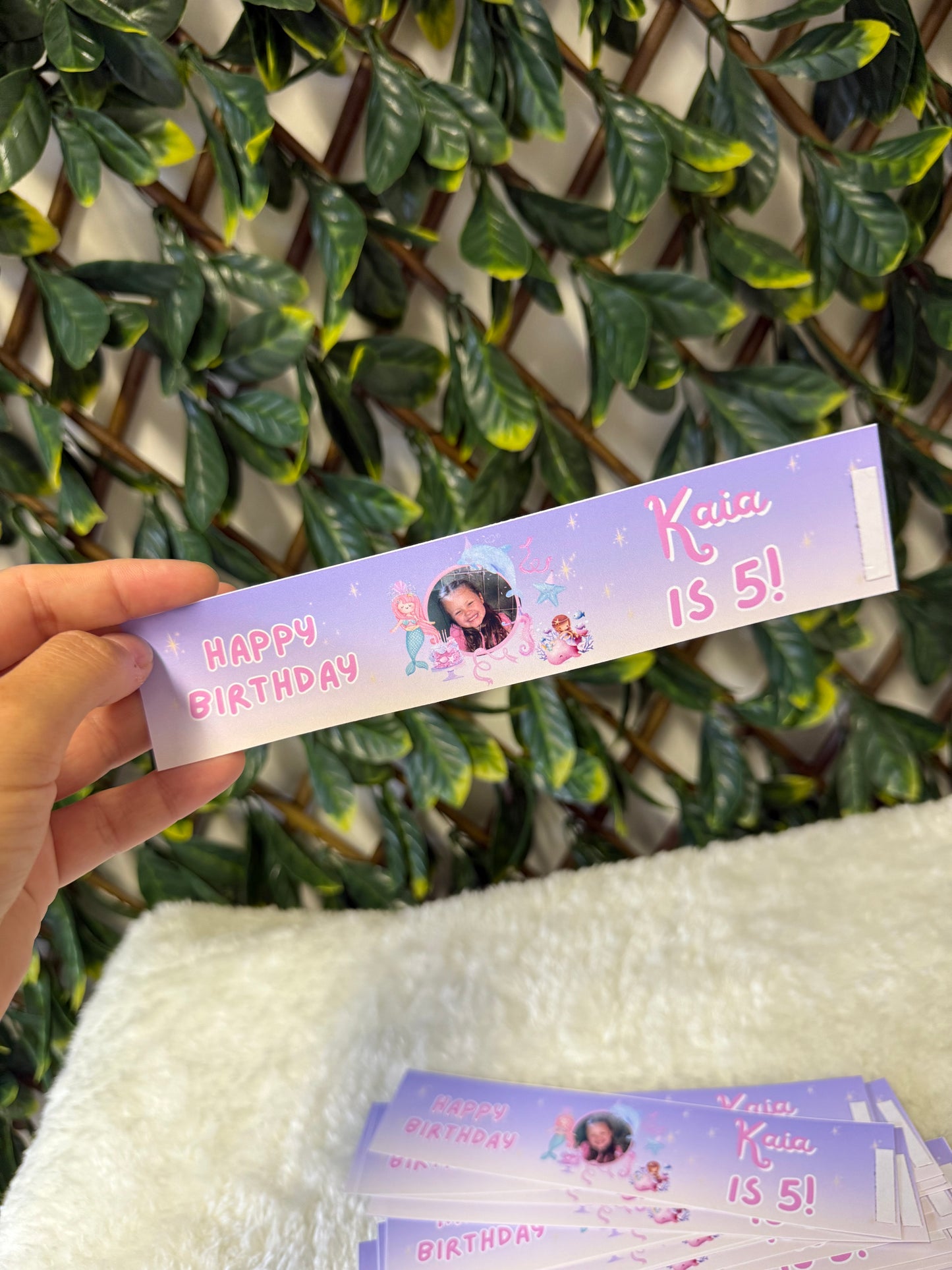 Personalised Fruit Shoot Labels – Kids Birthday Party