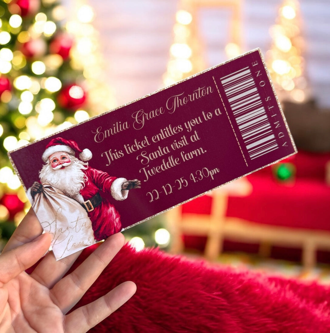 Christmas ticket - all designs