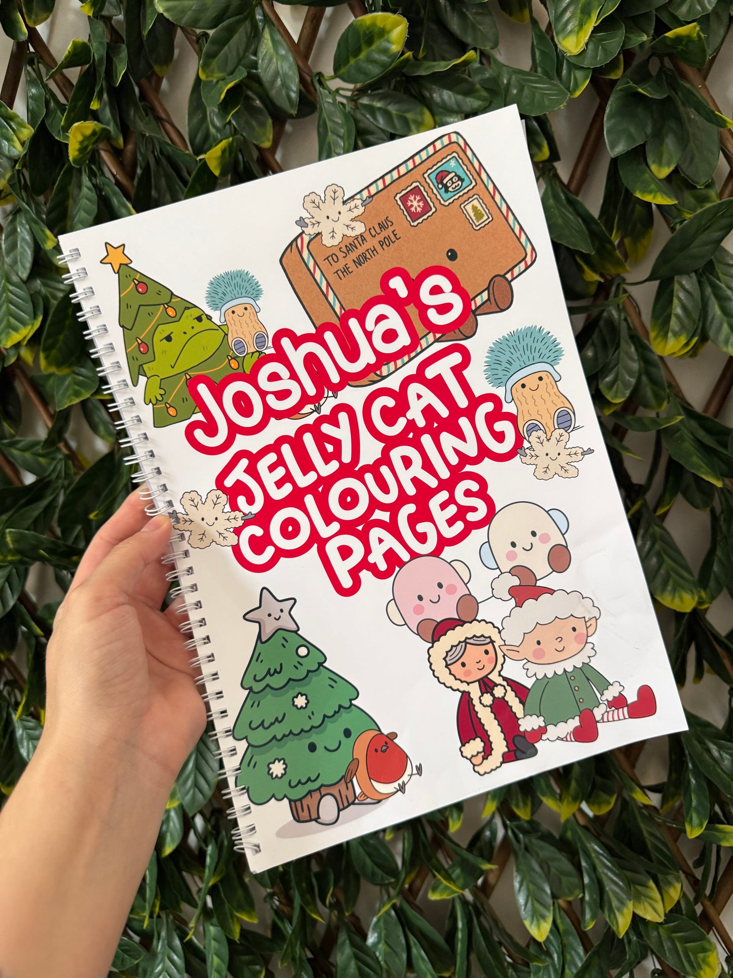 Jellycat Christmas colouring book