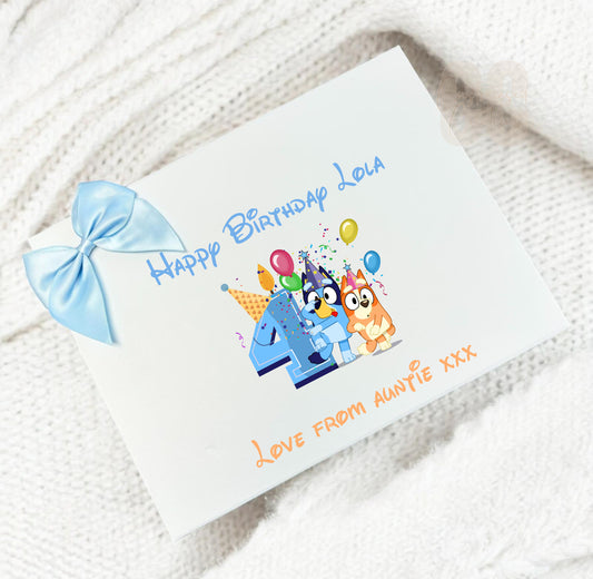 Bluey magnetic birthday gift box