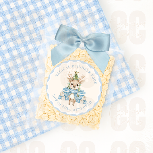 Christmas Reindeer food - blue reindeer