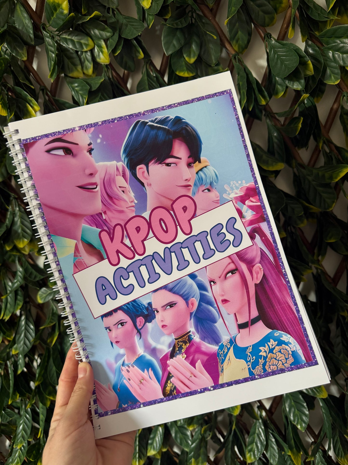 K pop demon hunters activity book