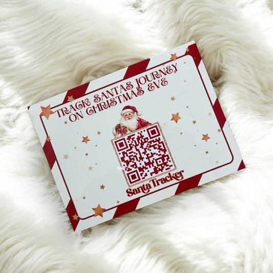 Aluminium Santa QR tracker