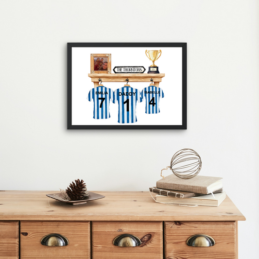 Football shelf print