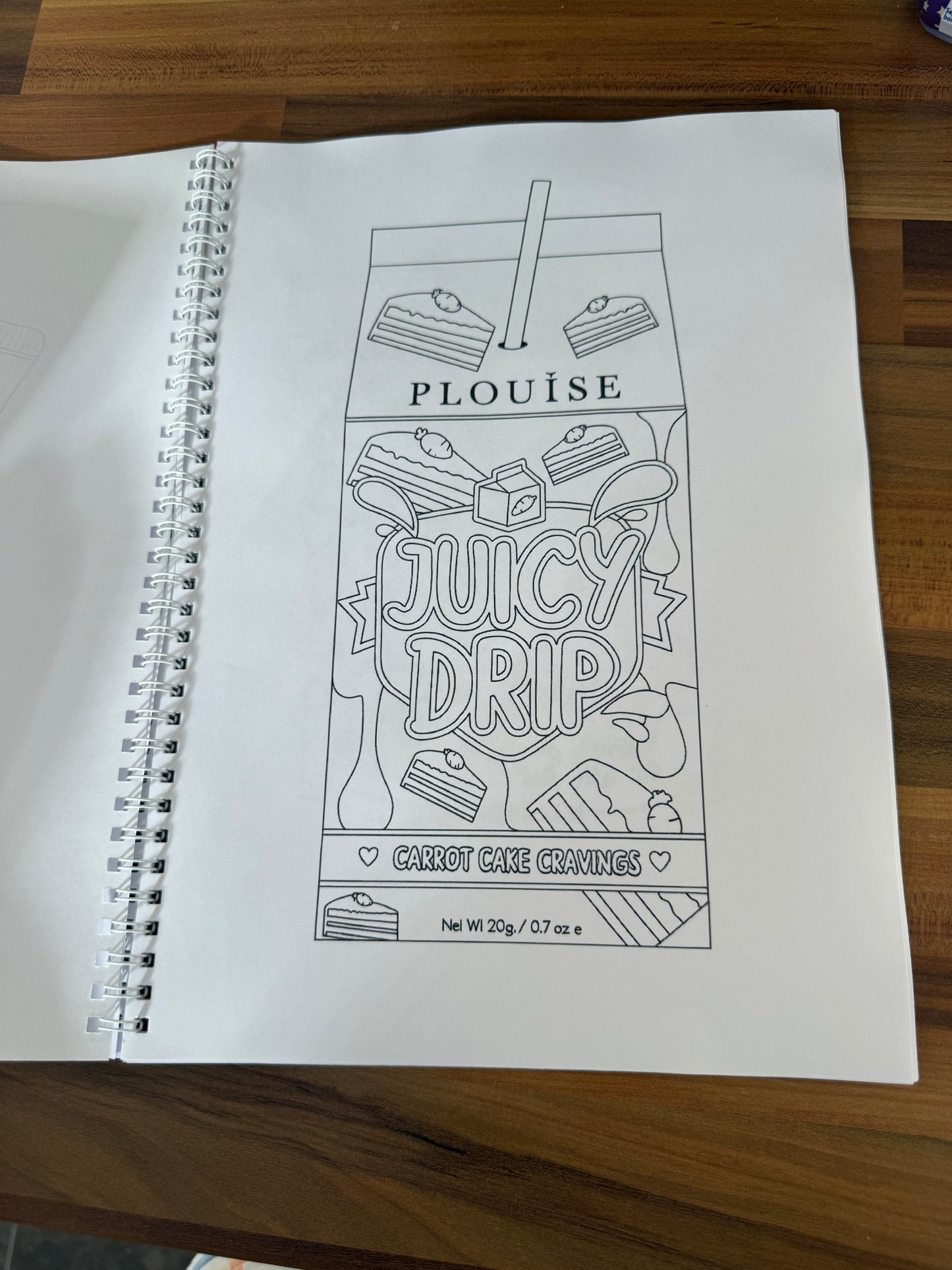 P Louise colouring book