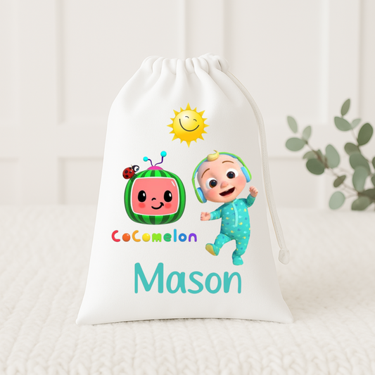 Cocomelon drawstring bag