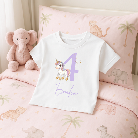 Flamingo birthday tshirt