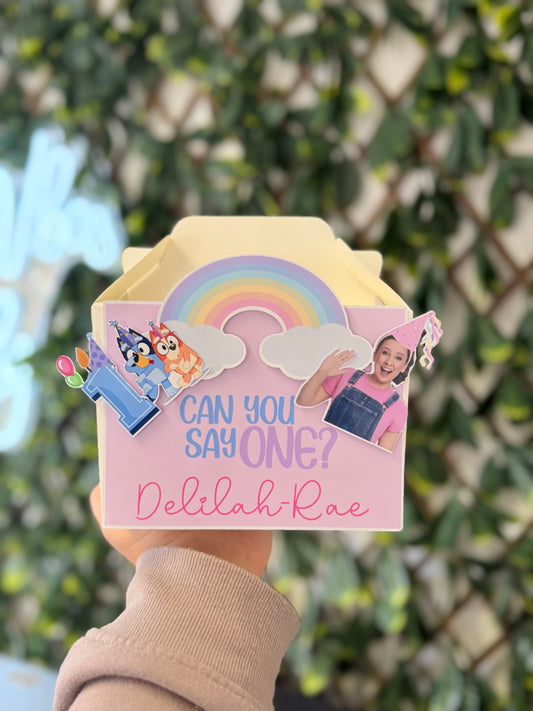 3D Birthday Treat Box