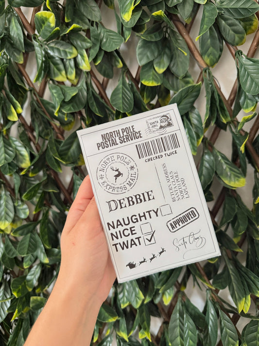 Pack of 5 adult gift labels