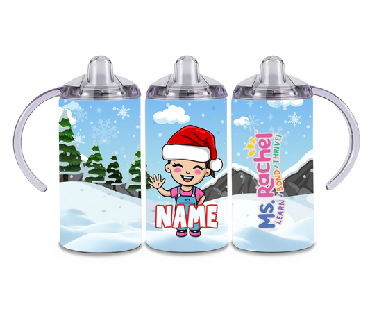 Sippy tumbler cup - ms Rachel Christmas