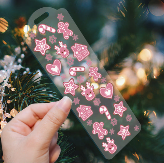 Gingerbread christmas bookmark