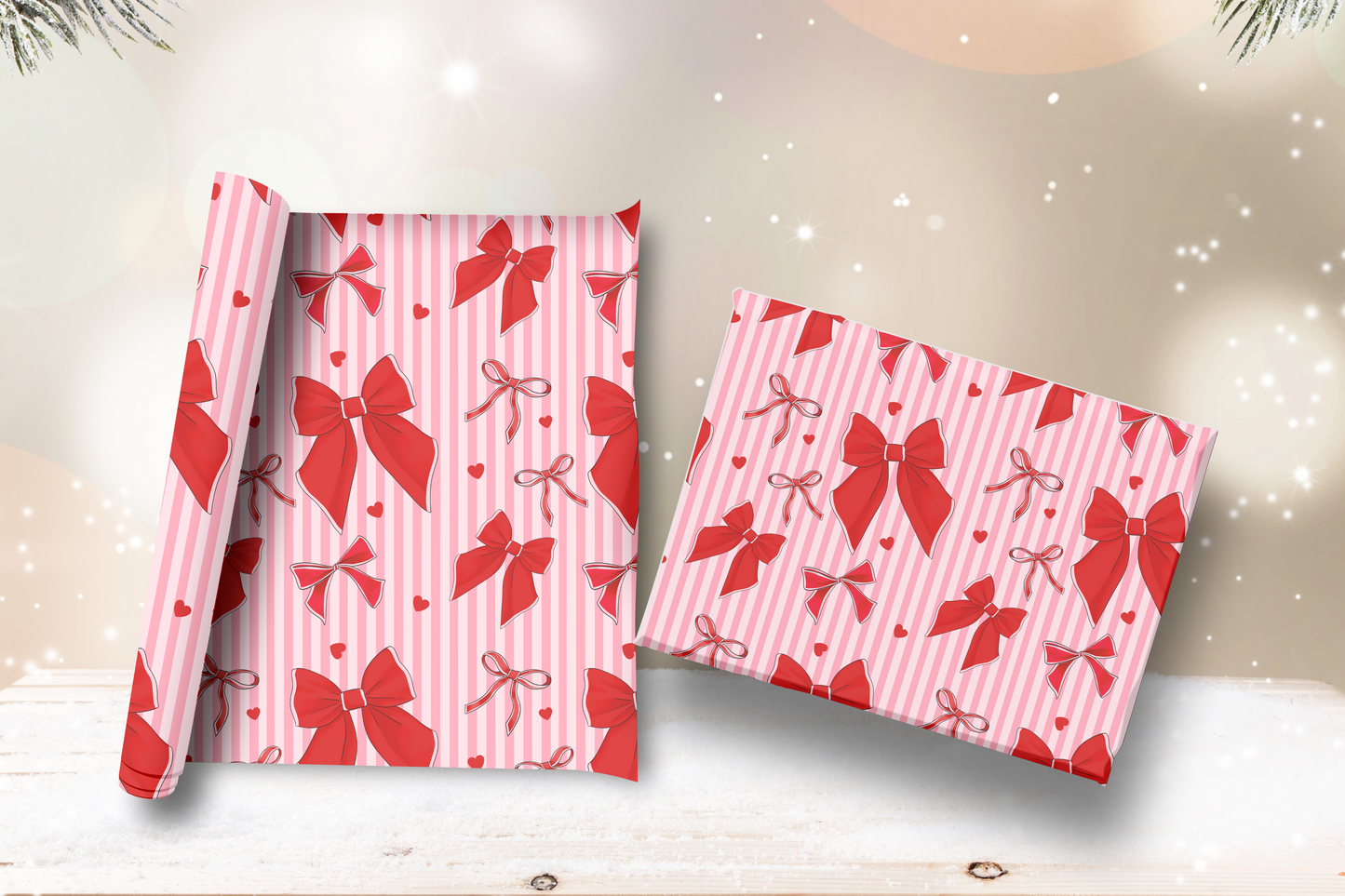 Christmas A3 wrapping paper - 130gsm gloss