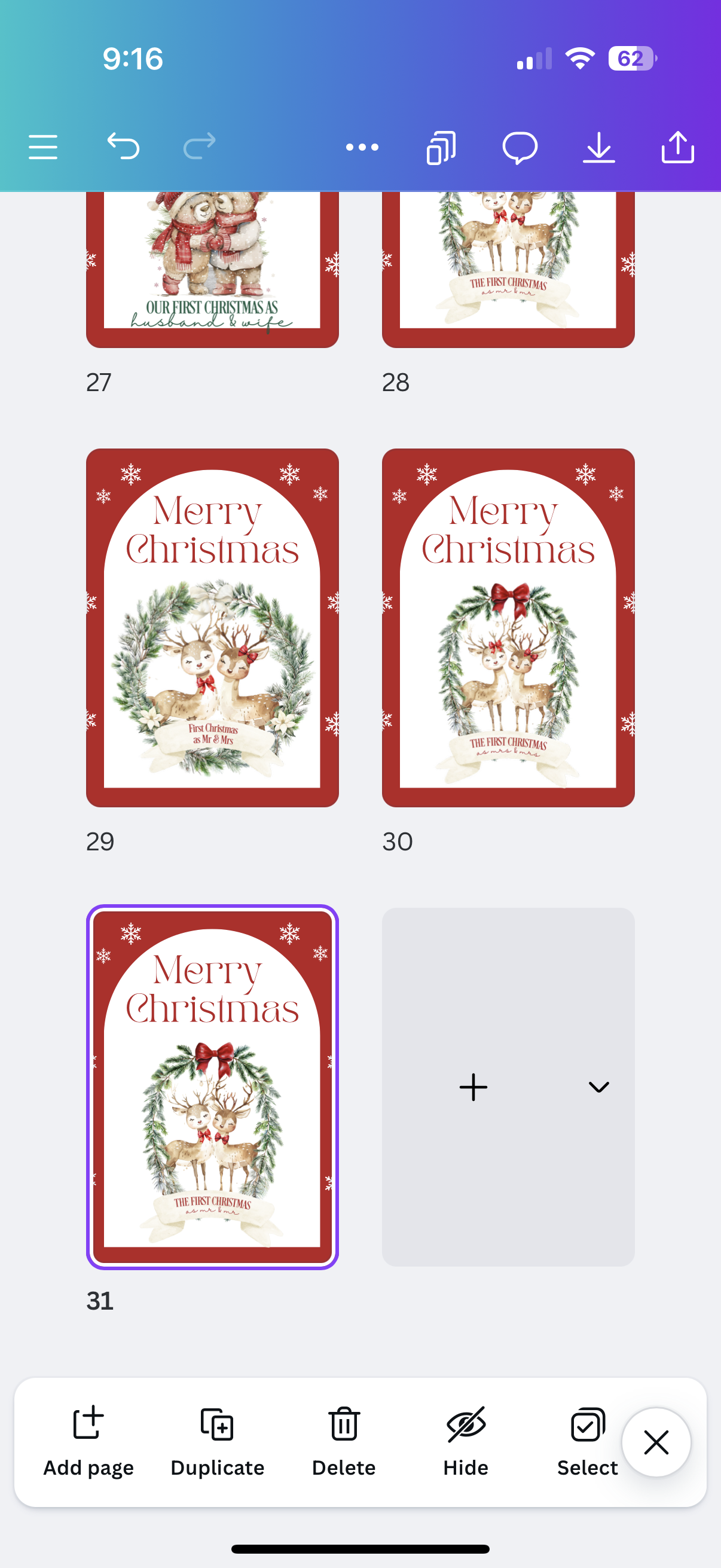 3D Christmas card - all designs