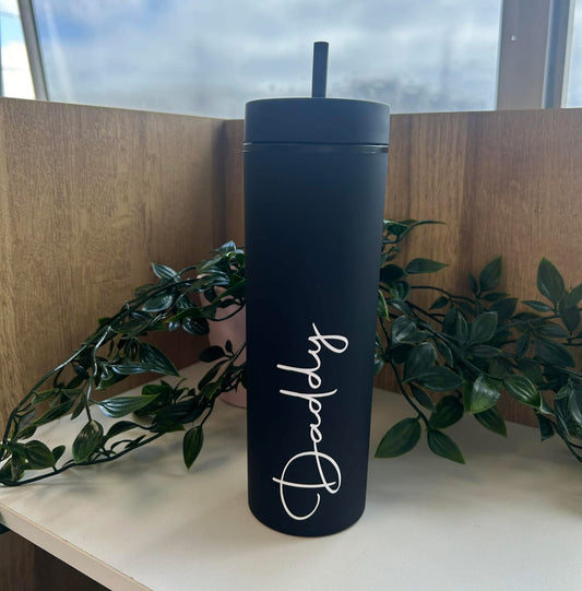 Daddy - Matte Skinny Tumbler - Hot And Cold