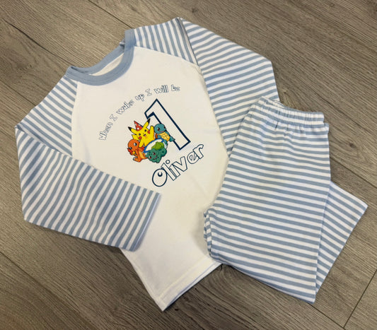 Pokemon  when I wake up I'll be ... birthday pyjamas