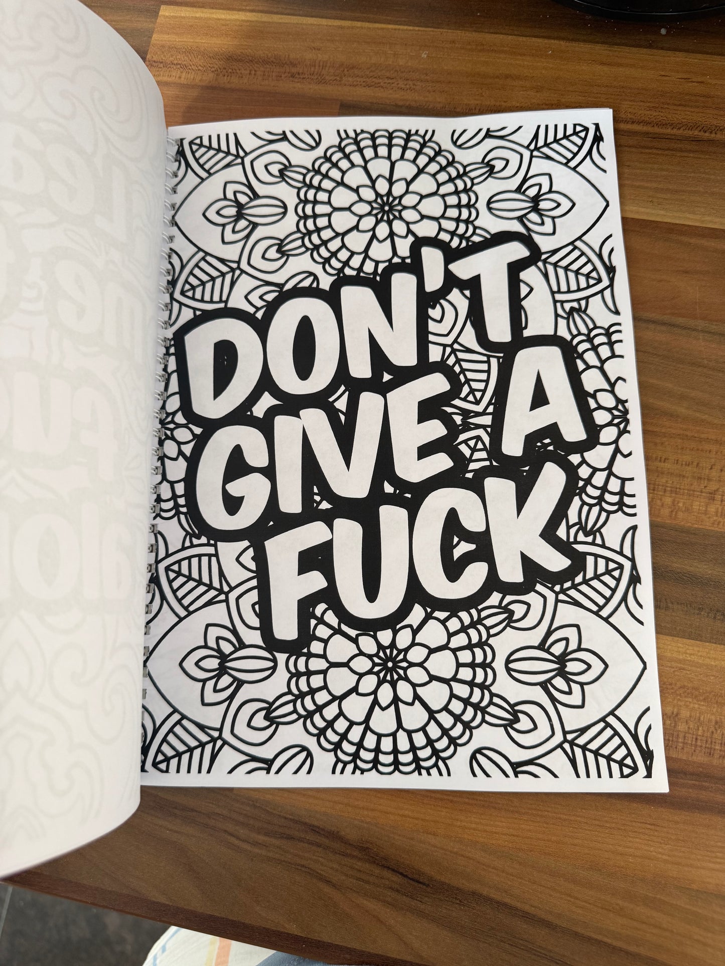 Adult sweary colour book