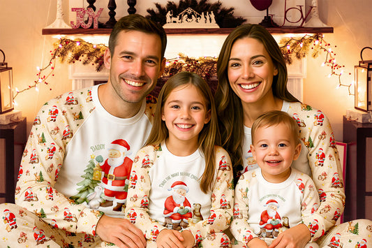 Printed family Christmas pyjamas - Forest Friends - PREORDER