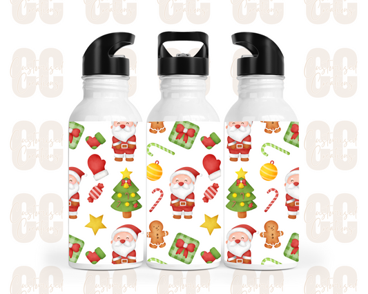 Christmas stainless steel kids water bottle